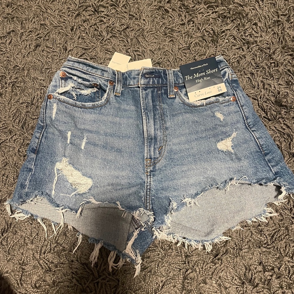 Curve Love High Rise Mom Shorts